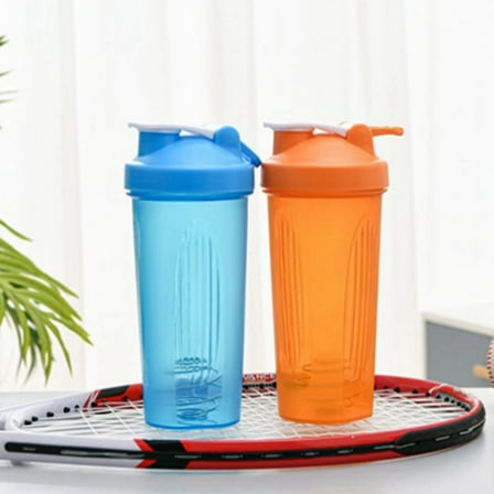 Shaker Cup Sports Portable Convenient Stirring Cup 600Ml Plastic Shakers Bottle Adults mj700