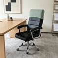 thumbnail image 4 of CaiYueKe Office Chair Back Cover Elastic Mesh Chair Headrest Cover Stretchable Dust Protection Sleeve for Home Office Desk Computer Boss Chair Half-Cover Armless Protector Easy to Clean, 4 of 7