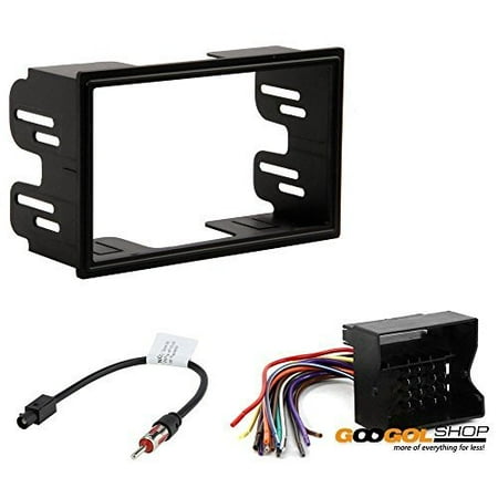- volkswagen 2003 - 2005 jetta (does not fit 2005 models with new body style) car stereo dash install mounting kit wire harness radio antenna