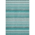 thumbnail image 2 of Addison Rugs Mayfield Washable Transitional Stripes Teal Rectangle Rug, 3' x 5', 2 of 6