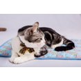 thumbnail image 4 of Coussin de Refroidissement pour Chien, Coussin pour Chien Auto-Réfrigérant pour Animal de Compagnie, Lavable, Adapté pour Chenil, Sol et Lit (Bleu) 100*70cm, 4 of 4