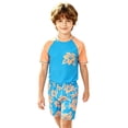 thumbnail image 4 of HAYIMI Flower Printed Beach For Kids Boys Outfit Sets With Comfortable And Graphic O-Neck Short Sleeve T-Shirts With Shorts Relaxed Fit Clothes Sets, 4 of 6