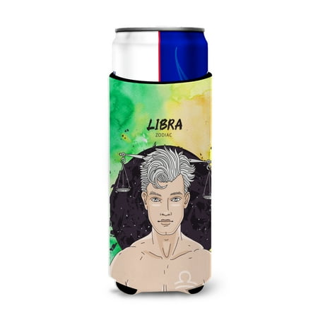 

Carolines Treasures BB7323MUK Libra Zodiac Sign Michelob Ultra Hugger for slim cans Slim Can multicolor