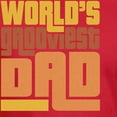 thumbnail image 3 of CafePress - Worlds Grooviest Dad Men's Fitted T Shirt (Dark) - Men's Fitted T-Shirt, 3 of 4
