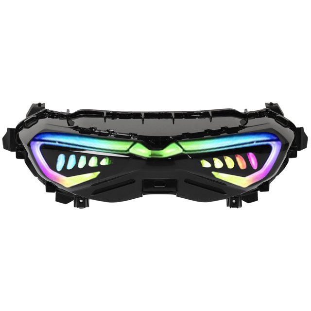 Luz de freno trasera, luz trasera LED para motocicleta, luz trasera colorida de señal de giro para motocicleta, luz trasera LED, respuesta rápida