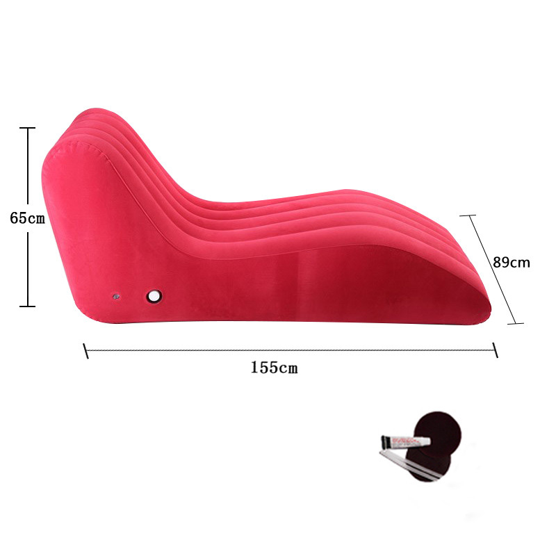 Lazy Susan Inflatable Sofa Bed Outdoor Foldable Recliner Single Sofa
