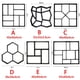 thumbnail image 2 of Muyoka Molde de pavimento de jard铆n Pluokvzr DIY molde de hormig贸n de cemento de pavimentaci贸n manual de propileno, 2 of 7