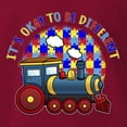 thumbnail image 5 of Wild Bobby Its Okay to Be Different | Train Autism Awareness Men Premium Tri Blend Tee, 5 of 5