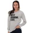 thumbnail image 3 of Best Grandma Ever Nanna Gigi Nan Cute Women's Long Sleeve T Shirt Brisco Brands M, 3 of 6