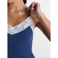 thumbnail image 4 of No Boundaries Lace Trim Tiered Mini Dress, Women's XXS-XXL, 4 of 5