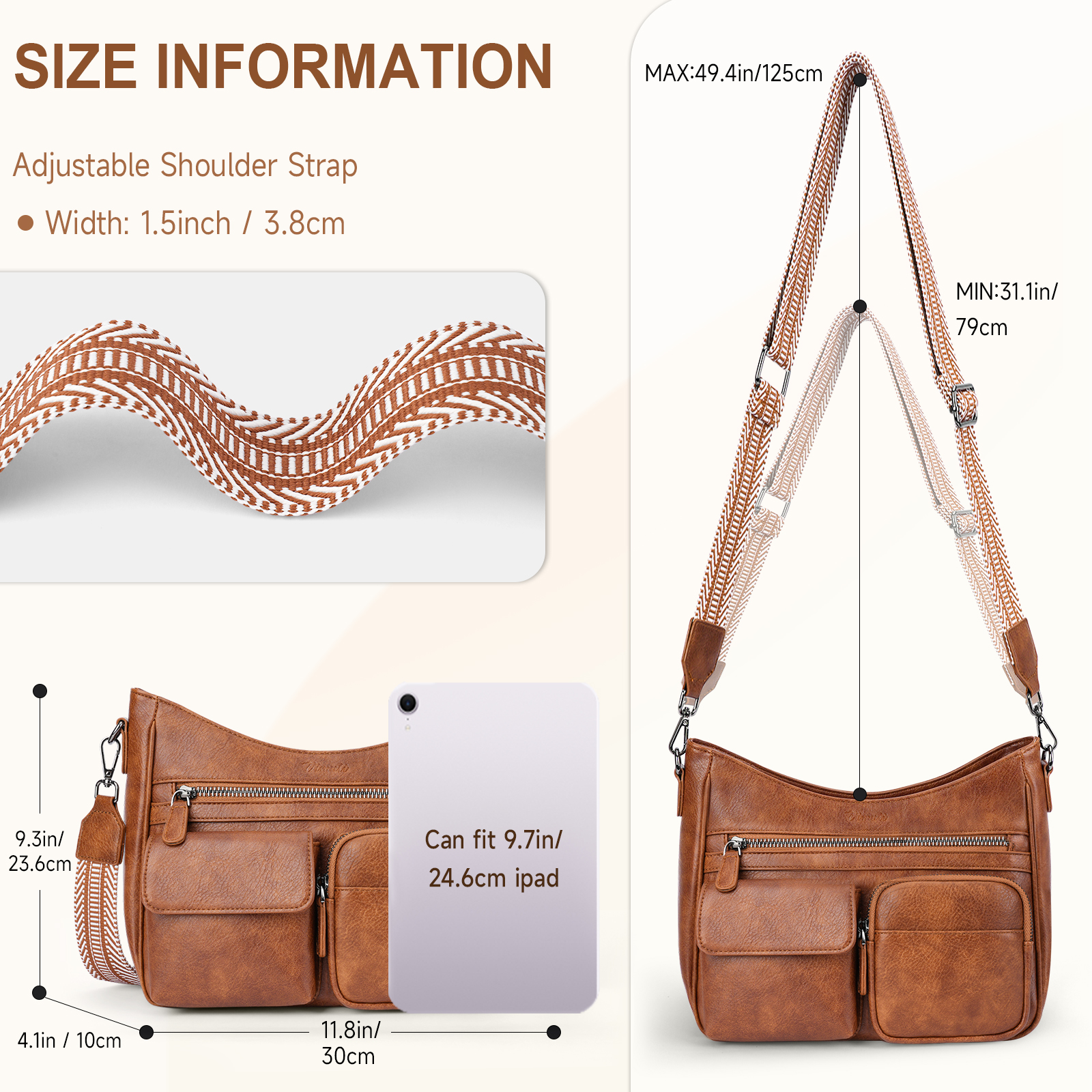 【Mother’s Day Gift Present】APHISON Stylish Handbags Women Lightweight Shoulder Bags Crossbody Bag With Adjustable Strap For Travel