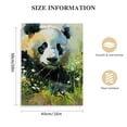 thumbnail image 2 of Nawypu Panda Canvas Wall Art Animal Pictures Wall Decor Cute Panda Painting Print Kids Room Bedroom Bathroom Decor Frame, 2 of 5