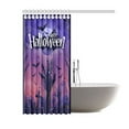 thumbnail image 2 of WOPOP Halloween With Zombie Hand And Cemetery Bathroom Waterproof Fabric Shower Curtain 66x72 inches, 2 of 2