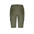 thumbnail image 6 of Cargo Capris for Women with Pockets Capri Cargo Work Pants for Women Casual Summer Army Green L, 6 of 6