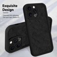 thumbnail image 3 of Funda de teléfono MZELQ para iPhone 12 Pro con flores florales de silicona, 3 of 6