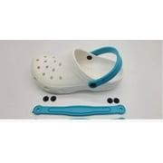 snappy shoe rivets Snappy Straps for your Clogs (turquoise, 8 3/4 inches long)
