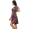 thumbnail image 4 of Bimba Short Polyester Kaftan Asymmetrical Caftan Coverup Chic Beach Clothing, 4 of 8