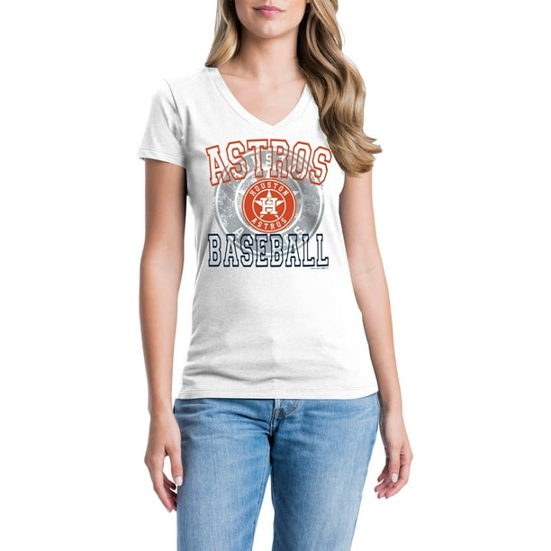 Houston Astros Womens Short Sleeve Graphic Tee