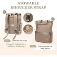 thumbnail image 3 of Convertible Laptop Backpack for Women - Tote Bag with Water-Resistant Material, 3 of 7