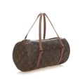 thumbnail image 2 of Women Pre-Owned Louis Vuitton Monogram Papillon 26 Damier Canvas Brown Handbag Top HandleBag, 2 of 9