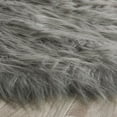thumbnail image 3 of Safavieh Faux Sheep Skin Lucius Animal Runner Rug, Dark Gray, 2'6" x 8', 3 of 12