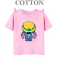 thumbnail image 4 of Camiseta de manga corta de algodón 100% para niños, camiseta informal de verano con dibujos animados de Anime de Disney de los años 90, regalo Kawaii para niños y niñas, 4 of 5