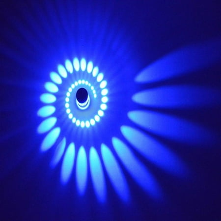 

GETHOME 3W Modern LED Wall Light Spiral Lamp Indoor Hallway KTV Bar Decor Hot
