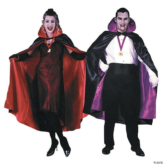 Alexanders Costumes - Reversible Black And Red Cape - Standard