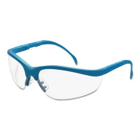 Crews Klondike Protective Eyewear - Klondike Protective Eyewear, Clear Lens, Duramass Hard Coat, Blue Frame