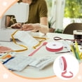 thumbnail image 5 of 40 Yards Double Fold Bias Tape 0.8 Inch Gingham Bias Binding Tape Polyester Pre-fold Bulk Bias Tape for Sewing Seaming Hemming Piping Quilting Red, 5 of 6