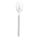 thumbnail image 4 of Utensilios para servir de plástico desechables de 300 piezas, cucharas lavables duraderas perfecl Cubiertos Cucharas Tenedores Transparentes, 4 of 8