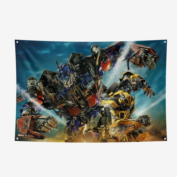 Transformers Photography Background Decorations Banner Party Photo Backdrop 47*71IN/120*180CM