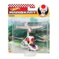 thumbnail image 3 of Hot Wheels Mario Kart Character Gliders Set, Bowser, Light-Blue Yoshi, Mario, Toad, 4 Pack GVD30-956M, 3 of 6