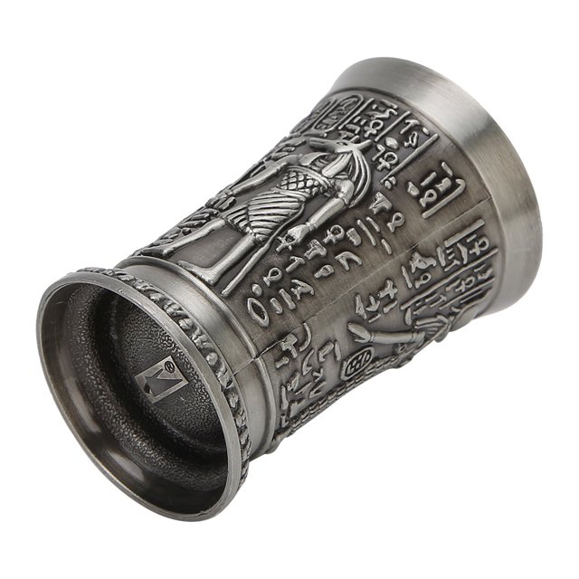 Adornos Vaso de Chupito de Whisky Vintage Metal en Aliviar un Mano Mini Taza Regalo Decoración de Adornos Cobre Entretenimiento