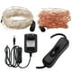 thumbnail image 2 of Guirnalda de luces LED de 10 m, 20 m y 30 m con enchufe para decoración de bodas, fiestas y Navidad, adaptador de corriente CC de 12 V y 2 A, interruptor de encendido y apagado para Reino Unido, UE, E, 2 of 4