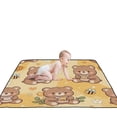 thumbnail image 5 of Wobogo Honey Bear Baby Playmats Extra Large Waterproof Rollable Activity Non Slip Pads for Toddlers 50×50in, 5 of 7