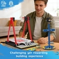thumbnail image 4 of Motorized Pendulum Ride Building Blocks Set, Mechanical Swing Ride Model with Electric Drive, Amusement Park Display Construction Collectible Kit for Desk & Shelf Decor(2192 PCS), 4 of 7