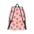 thumbnail image 3 of Balery Strawberry Vintage Canvas Backpack for Men and Women - Large Capacity, Durable Travel Laptop Bag for School, Work, Hiking, and Outdoor Activities, 3 of 7