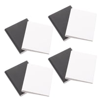 Hemoton 8pcs Door Corner Seals Self Adhesive Exterior Door Frame Seal Weather Stripping Corner Pad Corner Foam Door Frame Seal Draft Stopper