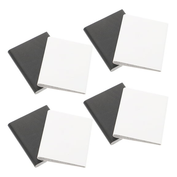 Hemoton 8pcs Door Corner Seals Self Adhesive Exterior Door Frame Seal Weather Stripping Corner Pad Corner Foam Door Frame Seal Draft Stopper