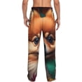 thumbnail image 3 of Daiia Colorful Leaf Chihuahua Men's Sleep Pant with Pockets and Drawstring,Pajama Pants-X-Large, 3 of 9