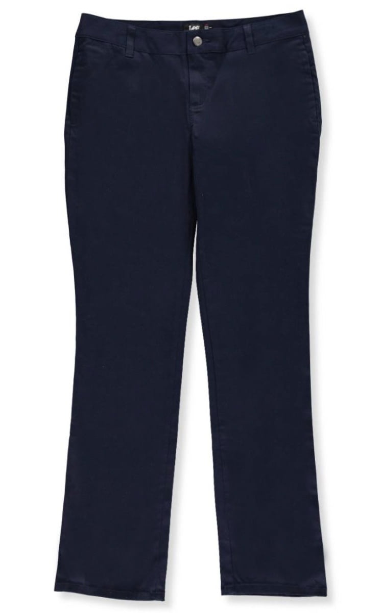 Straight Leg Pants - navy, junior 0 