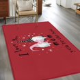 thumbnail image 2 of Mother's Day Area Rugs 3x5 ft Best Mama Gnome Love Gift Red Washable Rug Non Slip Indoor Carpet Absorbent Floor Mat for Living Room Bedroom Dining Room, 2 of 9