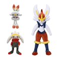 thumbnail image 2 of Juguetes de peluche de espada y escudo Pokémon Cinderace, muñeca de peluche Scorbunny Evolution Raboot, conejo Kawaii, regalo de Navidad para niños, nuevo, 2 of 4