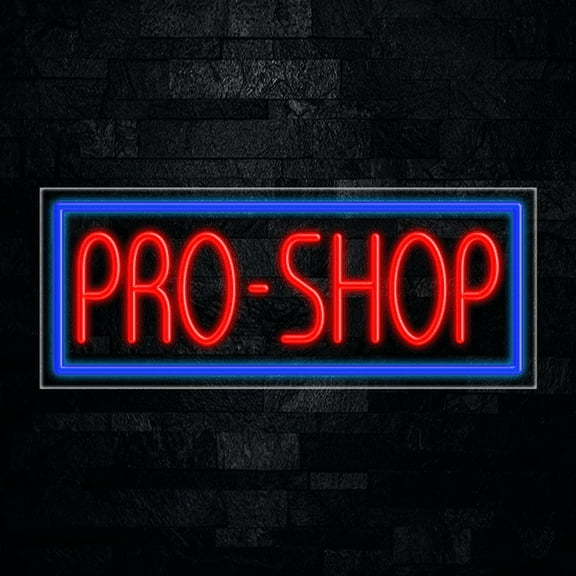 Pro Shop LED Neon Sign 30"L x 12"H #31465