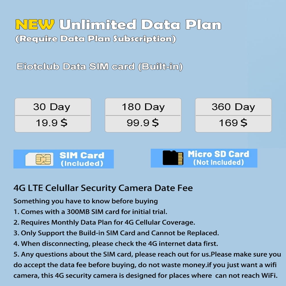 Xega XG-02-US4G-P2 2K HD 2-Channel 3MP PTZ Surveillance Camera with SIM Card, Other, 2-Pack