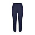 thumbnail image 6 of Tumotour Yoga Shorts For Women Plus Size Yoga Pants Cropped Trousers Solid Color Lace Elastic High Waisted Running Workout Gym Shorts, 6 of 9