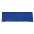thumbnail image 3 of Men's Cotton Headband Sweatband 3" Wide Size Medium Yoga Sports Fitness Made in USA Royal, 3 of 5