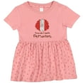 thumbnail image 3 of Inktastic I'm So Cute, I Must Be Peruvian Flag Sunflower Girls Baby Dress, 3 of 5