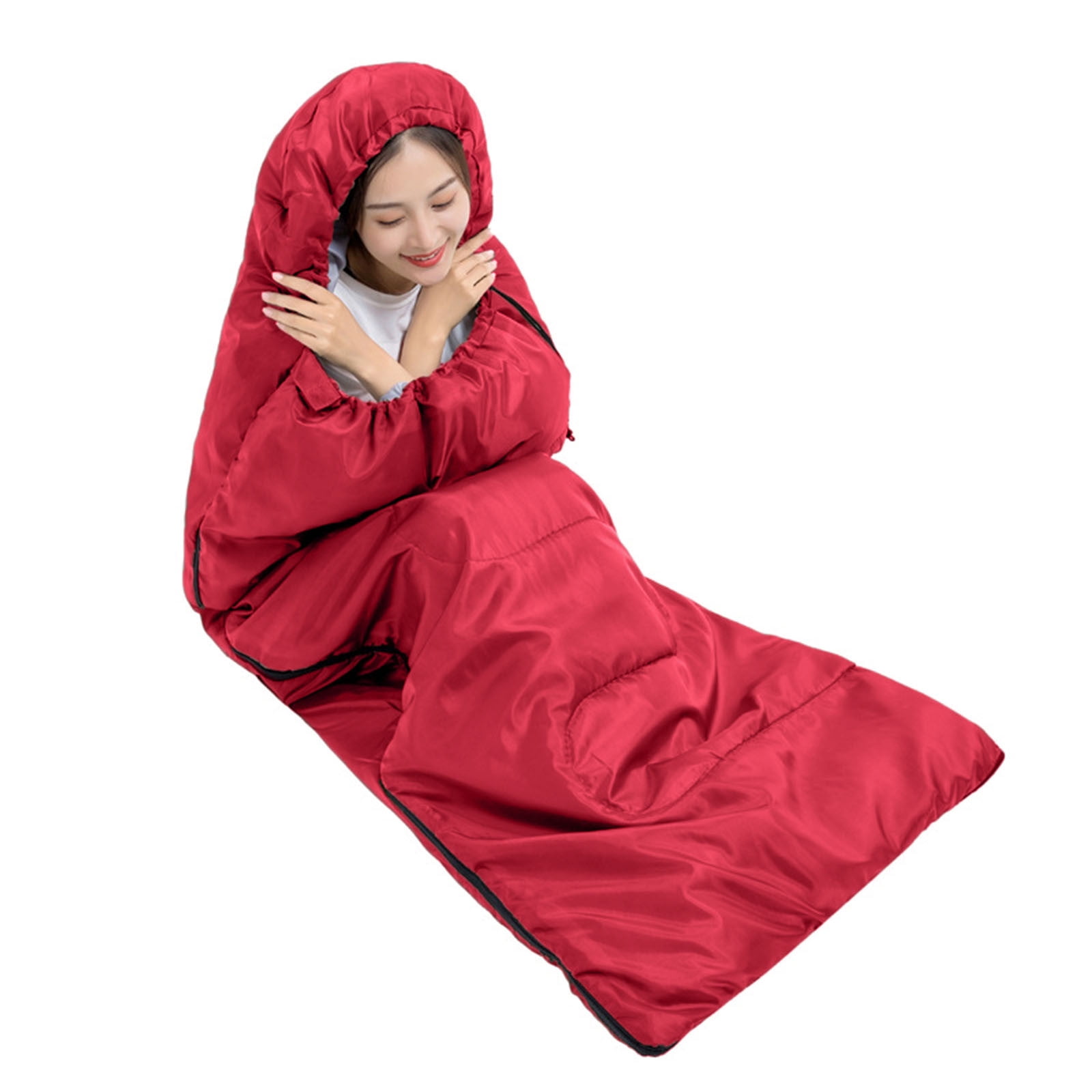Flannel Sleeping Bag for Adults, Large Wide Sleeping Bags, Sleeping Bags XL For Adults Mens Large Wide Sleeping Bag For Camping Backpacking Warm Cool Weather Clearance